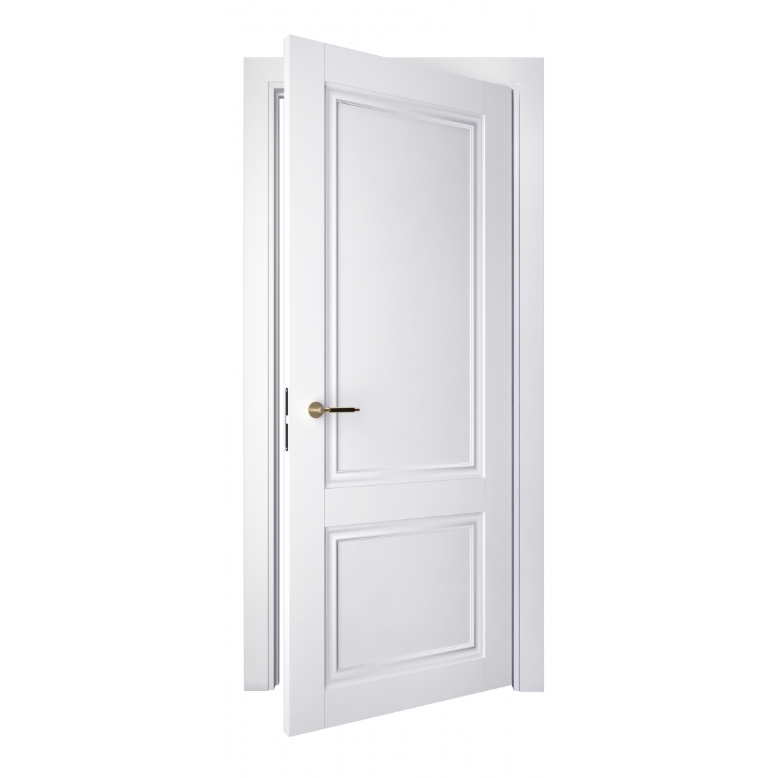 Купити міжкімнатні двері 402 ПГ "Білий" (серія "Neo-Classico")